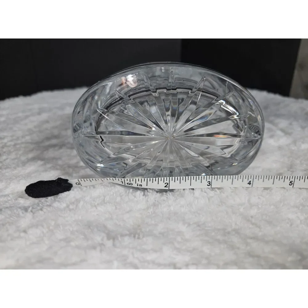 WATERFORD Overture Cut Crystal Decanter Faceted Original Stopper Pristine